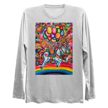 Flying Rainbow Balloon Horse Dream tiny thumbnail