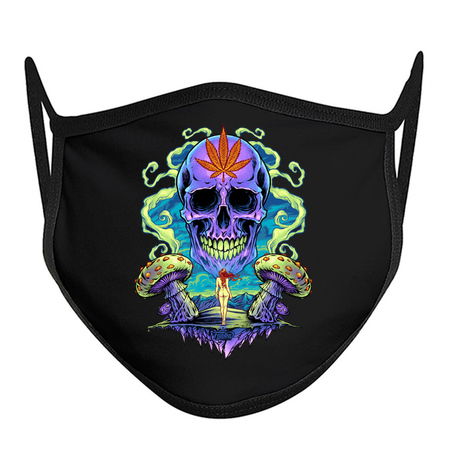 Purple Cannabis Skull tiny thumbnail