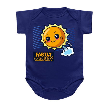 Fartly Cloudy Funny Kawaii Farting Sun tiny thumbnail