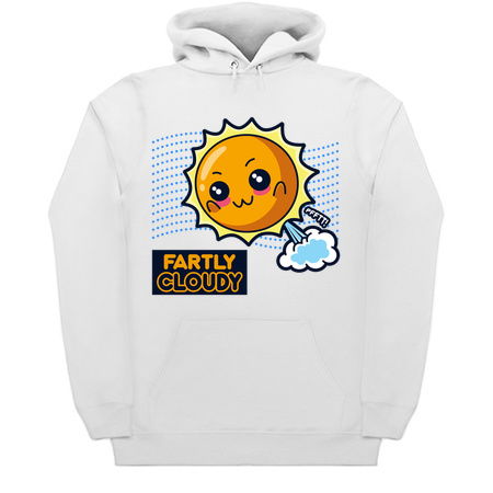 Fartly Cloudy Funny Kawaii Farting Sun tiny thumbnail