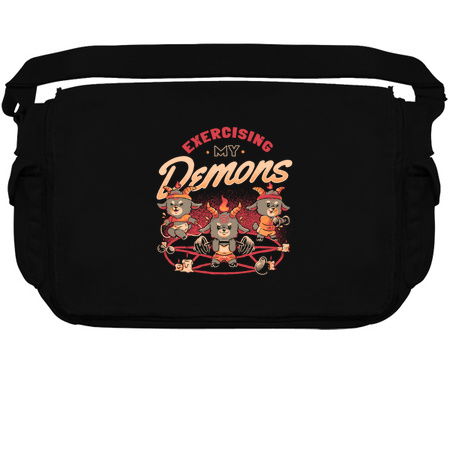 Exercising My Demons - Cute Evil Dark Funny Baphomet Gift tiny thumbnail