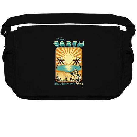 Astronaut Visit Earth Minimalist Surf Design by Tobe Fonseca tiny thumbnail