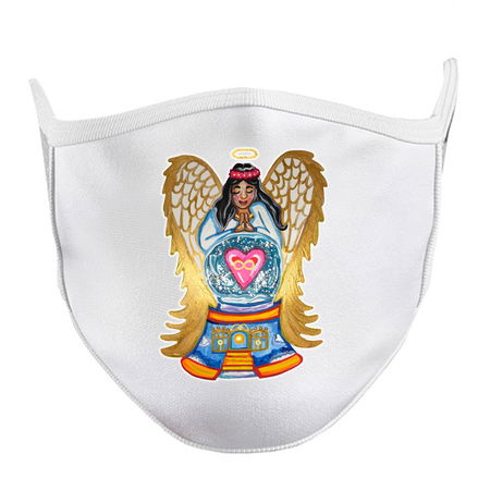 Heavenly Eternal Love Infinity Angel Snowglobe tiny thumbnail