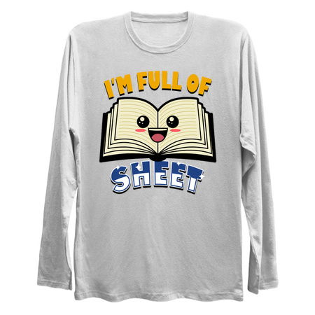 I'm Full Of Sheet Funny Book Lover Meme tiny thumbnail