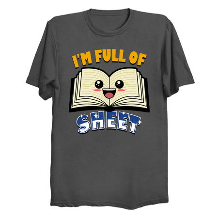 I'm Full Of Sheet Funny Book Lover Meme tiny thumbnail