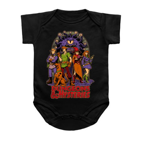 Dungeons and Mysteries - RPG Vintage Dog Cartoon tiny thumbnail