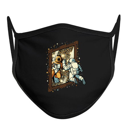 Scuba Diver Astronaut Van Gogh Painting by Tobe Fonseca tiny thumbnail