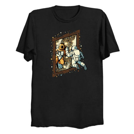 Scuba Diver Astronaut Van Gogh Painting by Tobe Fonseca tiny thumbnail