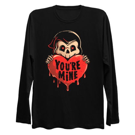 You’re Mine - Dark Cute Death Reaper Love Goth Gift tiny thumbnail