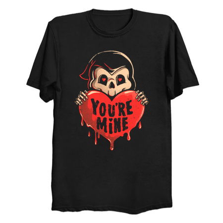You’re Mine - Dark Cute Death Reaper Love Goth Gift tiny thumbnail