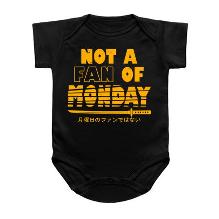 Cool Samurai Katana I Hate Monday Funny Slogan Meme tiny thumbnail