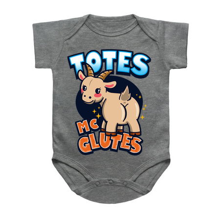 Totes McGlutes Funny Kawaii Goat Cartoon tiny thumbnail