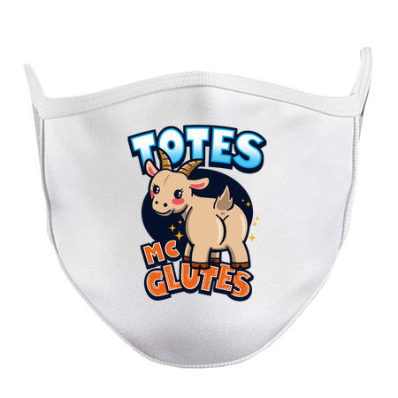 Totes McGlutes Funny Kawaii Goat Cartoon tiny thumbnail