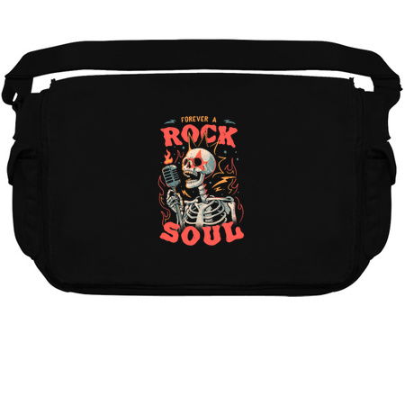 Forever a Rock Soul - Dark Cool Skull Skeleton Music Gift tiny thumbnail