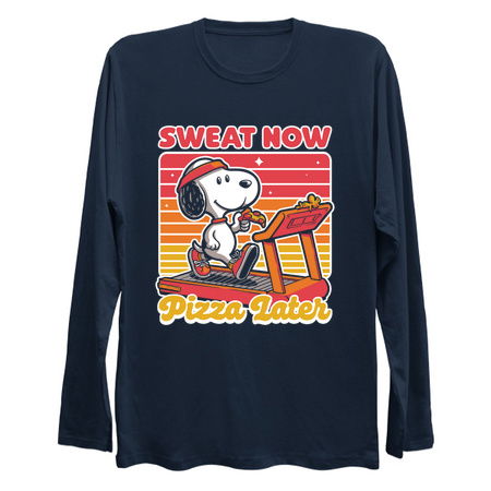 Beagle Dog Pizza Exercise - Funny Vintage Gift tiny thumbnail