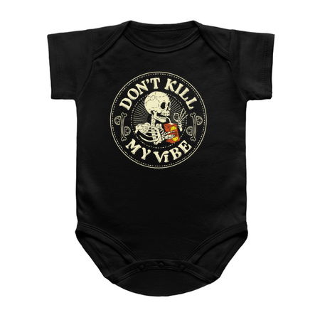 Don't Kill My Vibe Funny Skeleton by Tobe Fonseca tiny thumbnail