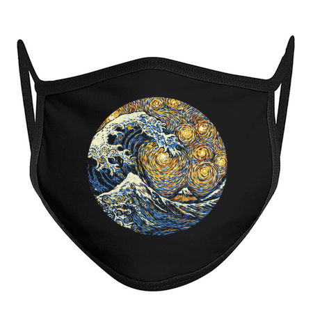 Kanagawa Wave The Starry Night by Tobe Fonseca tiny thumbnail