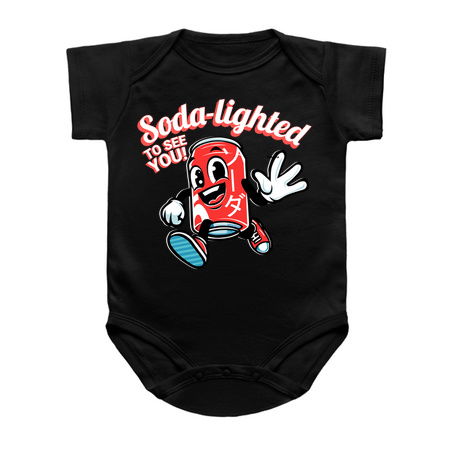 Soda-lighted To See You! - Funny Soda Can Mascot Character tiny thumbnail