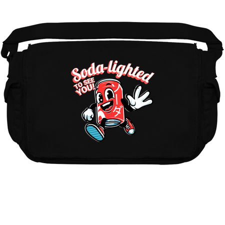 Soda-lighted To See You! - Funny Soda Can Mascot Character tiny thumbnail