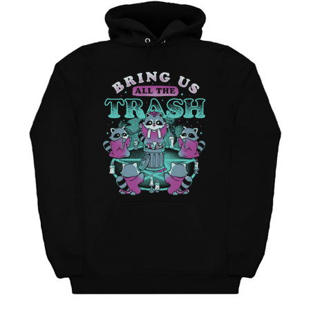 Bring Us All The Trash - Funny Cute Magic Ritual Raccoon Gift tiny thumbnail