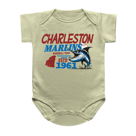 Defunct Charleston Marlins Baseball Club Disressed tiny thumbnail