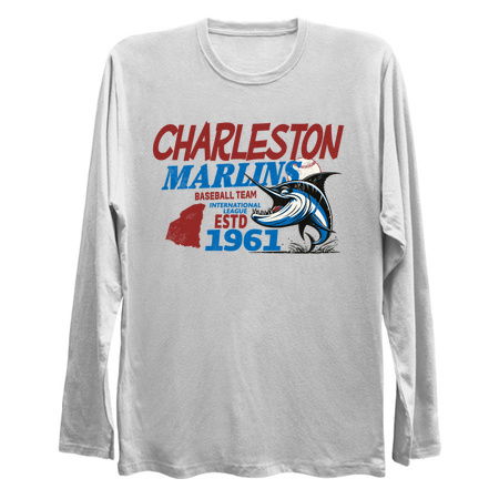 Defunct Charleston Marlins Baseball Club Disressed tiny thumbnail