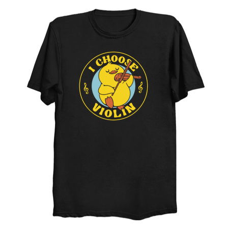 I Choose Violin Funny Duck by Tobe Fonseca tiny thumbnail