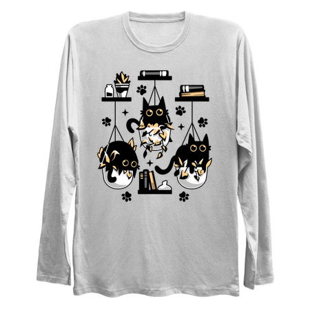 Kittens In Plant Pots - Cute Black Cats Light tiny thumbnail