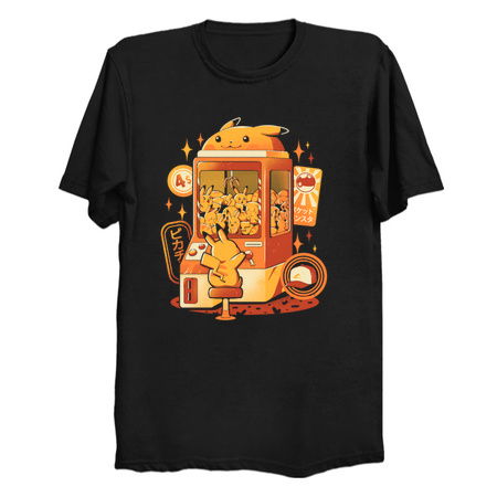 Electric Claw Machine - Cute Anime Arcade Gamer Thunder Rat Gift tiny thumbnail