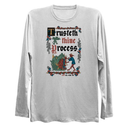 Trust the Journey Medieval Style - Vintage English Manuscript II tiny thumbnail