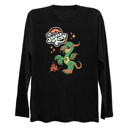 My Little Jabberwocky - Creepy Cute Cartoon - Lewis Carroll tiny thumbnail