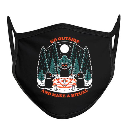 Forest Cat Cult - Dark Magic Ritual Funny tiny thumbnail