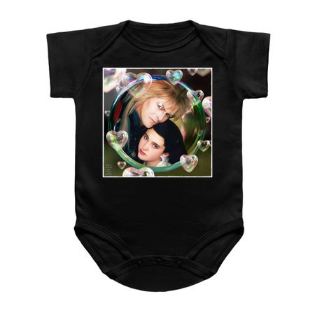 Labyrinth Jareth amnd Sarah with Heart Bubbles tiny thumbnail