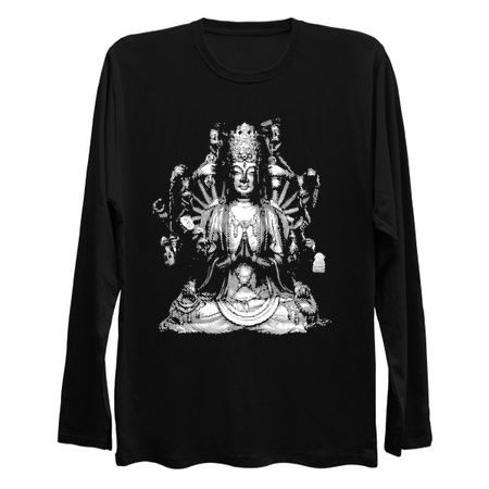 Avalokiteshvara, The Bodhisattva Of Compassion (White Print) tiny thumbnail
