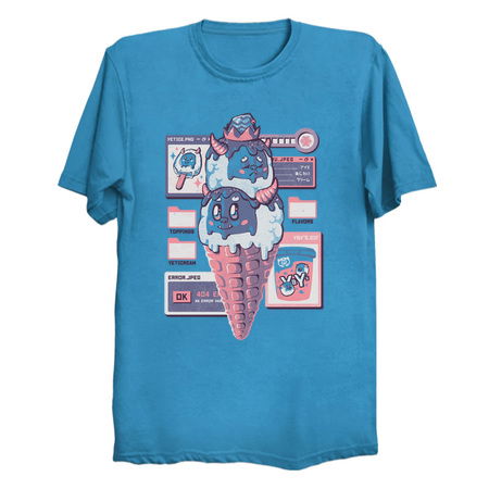 Yetice Cream - Cute Geek Ice Cream Yeti Snowman Gift tiny thumbnail