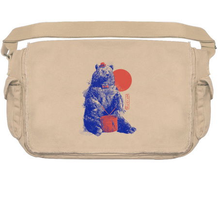 Drum Bear - Watercolor Pastel Music Wild Animal Aesthetic Gift tiny thumbnail