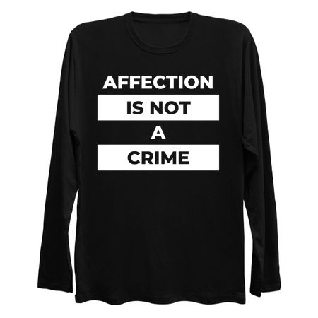 Affection Is Not A Crime (White Print) tiny thumbnail