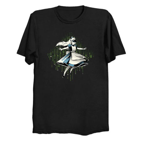 Alice Green Code Rain Japanese by Tobe Fonseca tiny thumbnail