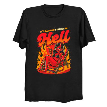 Summer Pinup Devil - Fire Vacation Demon tiny thumbnail