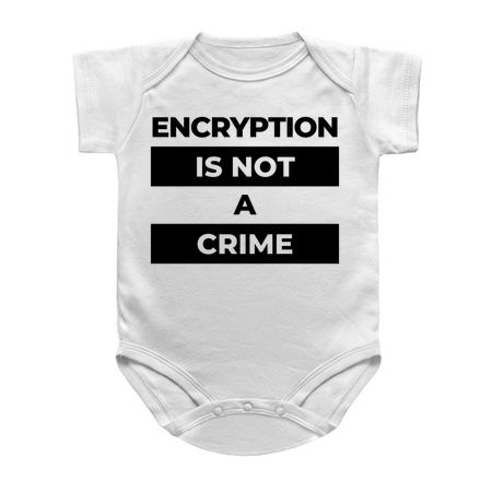 Encryption Is Not A Crime (Black Print) tiny thumbnail