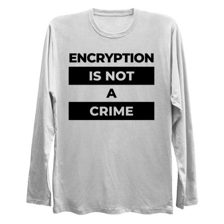 Encryption Is Not A Crime (Black Print) tiny thumbnail
