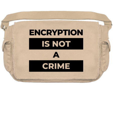 Encryption Is Not A Crime (Black Print) tiny thumbnail