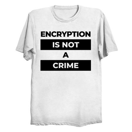 Encryption Is Not A Crime (Black Print) tiny thumbnail