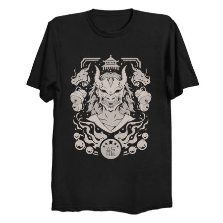 Dragon Mask - Cool Aesthetic Dragon Boy Japanese Gift tiny thumbnail