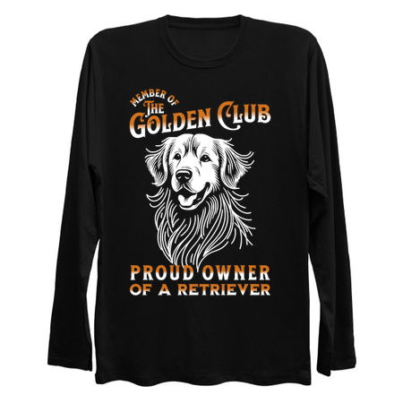 Golden Retriever T-Shirt: 'Member of the Golden Club' - Proud Owner Apparel tiny thumbnail