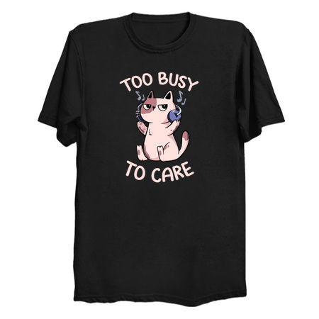 Too Busy to Care Antisocial Cat bu Tobe Fonseca tiny thumbnail