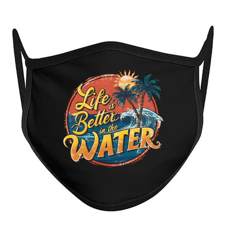 Life is Better in the Water T-Shirt: Retro Summer Design tiny thumbnail