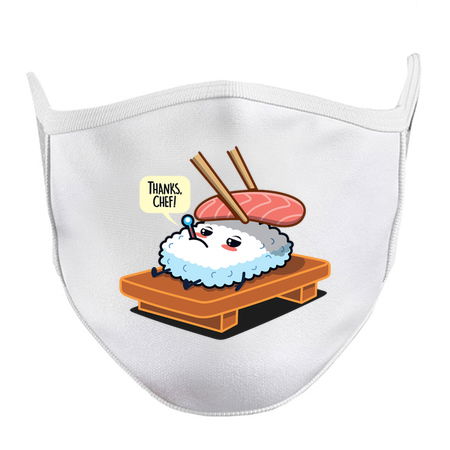 Sick Sushi Funny Cute Kawaii Sushi Original Cartoon tiny thumbnail