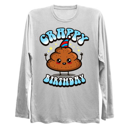 Crappy Birthday Funny Kawaii Poop Birthday Cartoon tiny thumbnail
