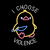 I Choose Violence Neon Funny Duck by Tobe Fonseca tiny thumbnail